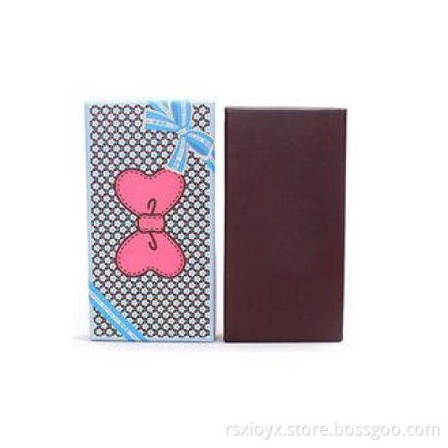 Rectangular Leather Recycled Cardboard Gift Boxes , Wallet